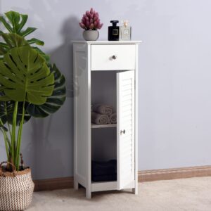 Bathroom Floor Cabinet White