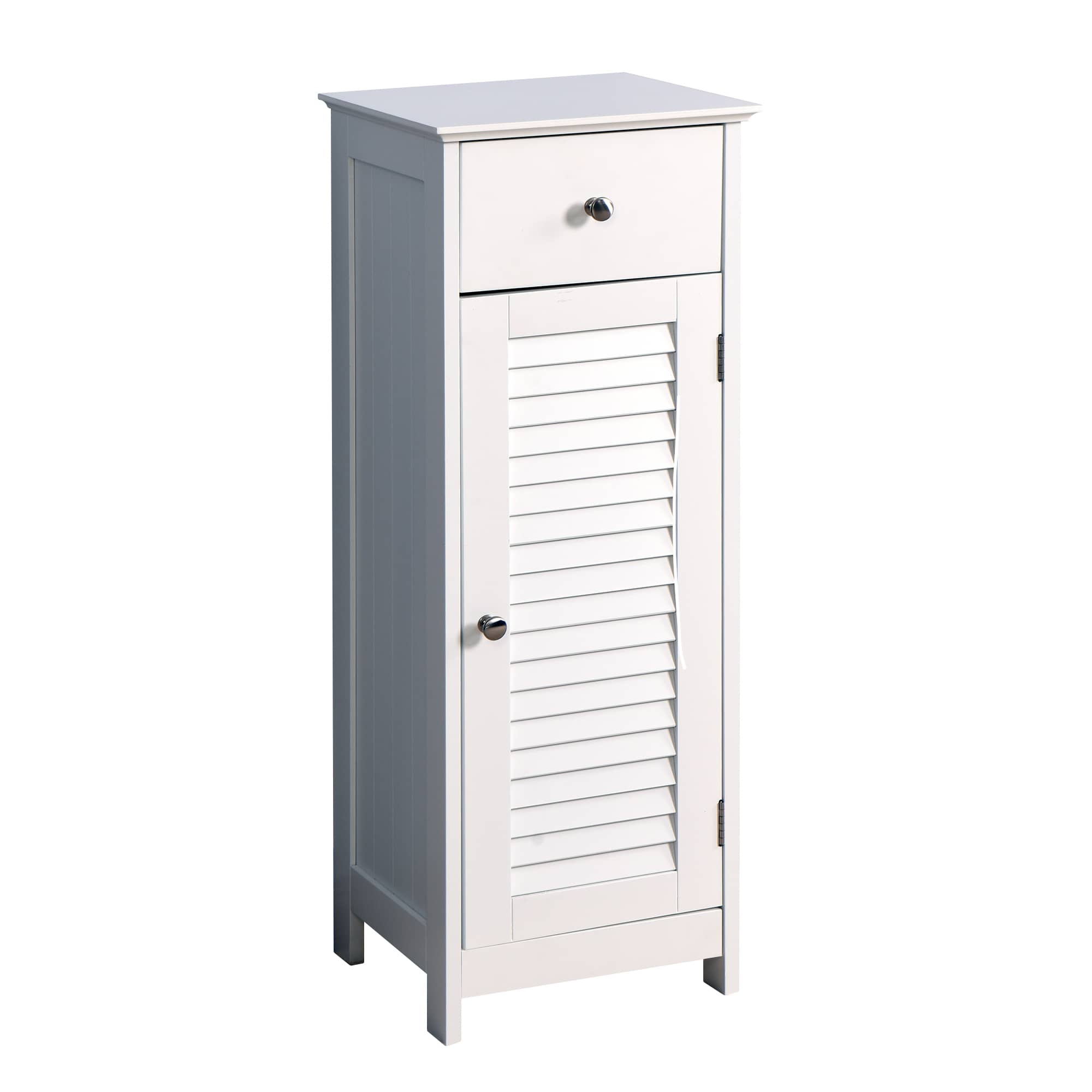Bathroom Floor Cabinet White - Image 2
