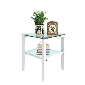Small Round Glass Tea Table