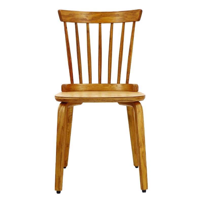 2 PCs Solid Wood Slat Back Windsor Chair