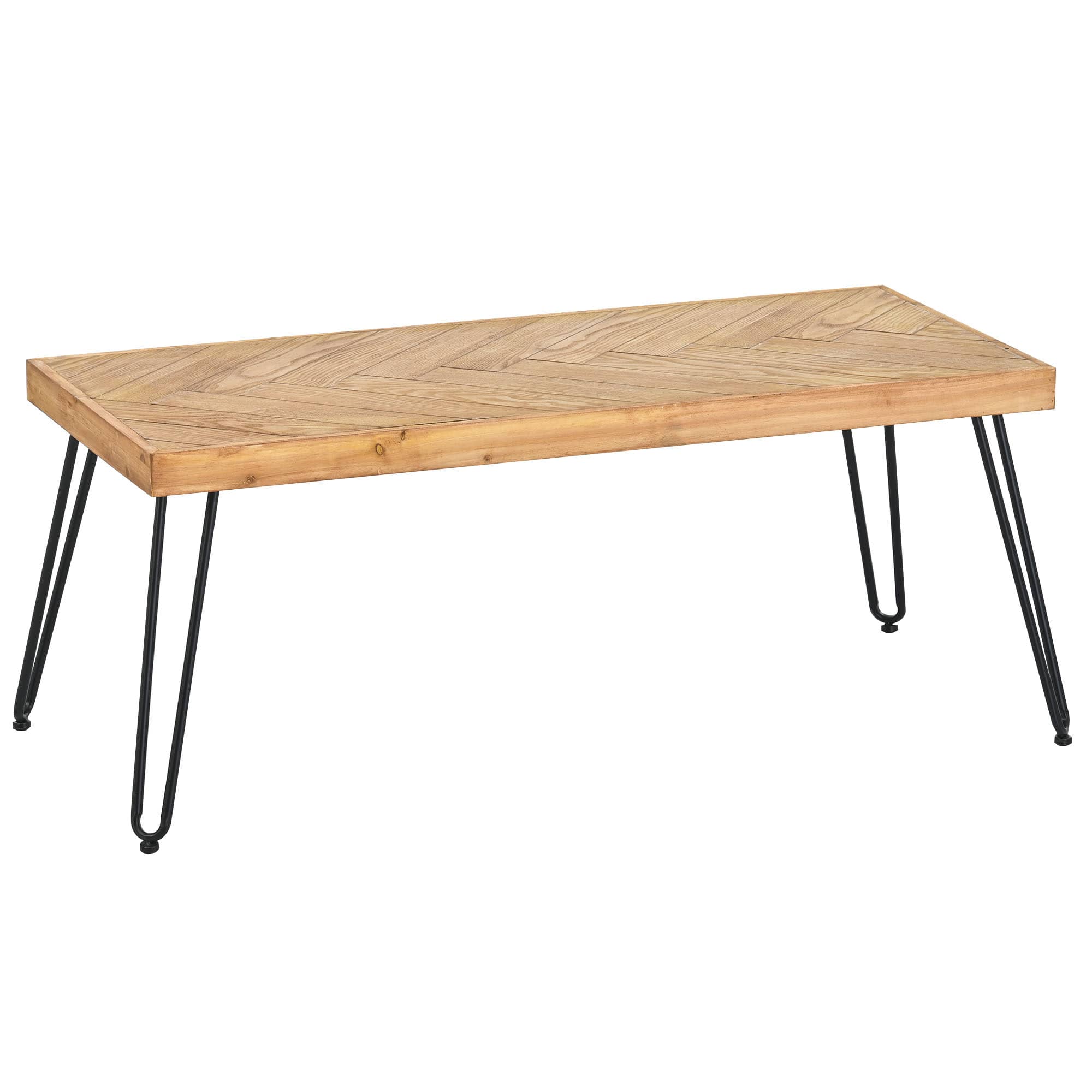 Chevron Pattern Coffee Table - Image 7