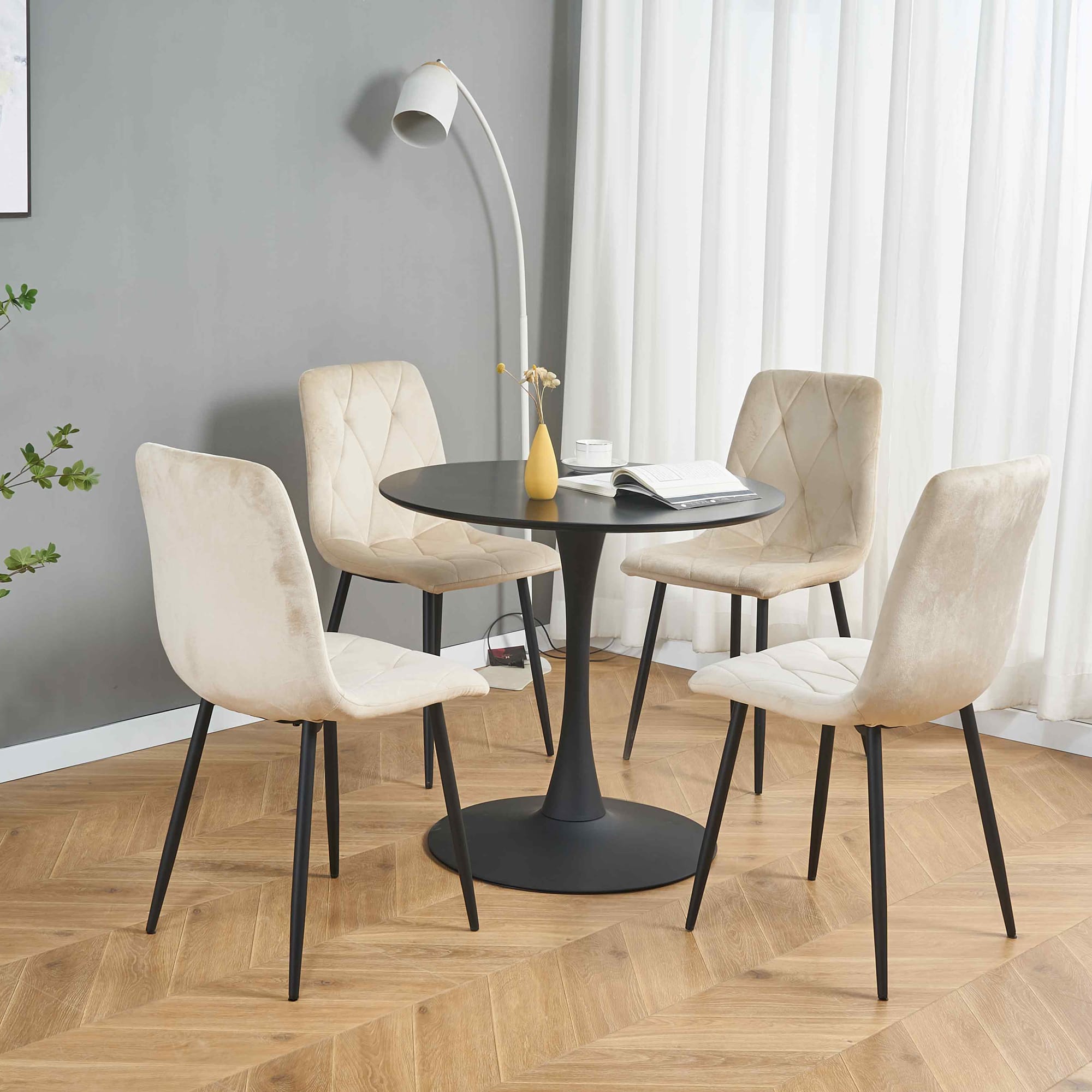 Light Luxury Dining Table Set - Image 5