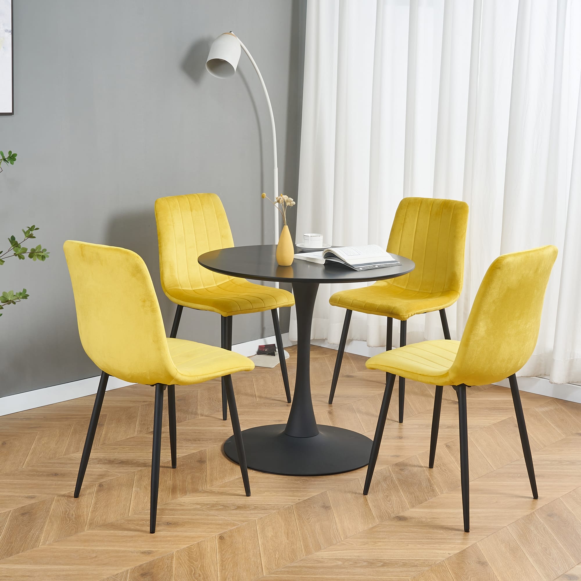Light Luxury Dining Table Set - Image 4