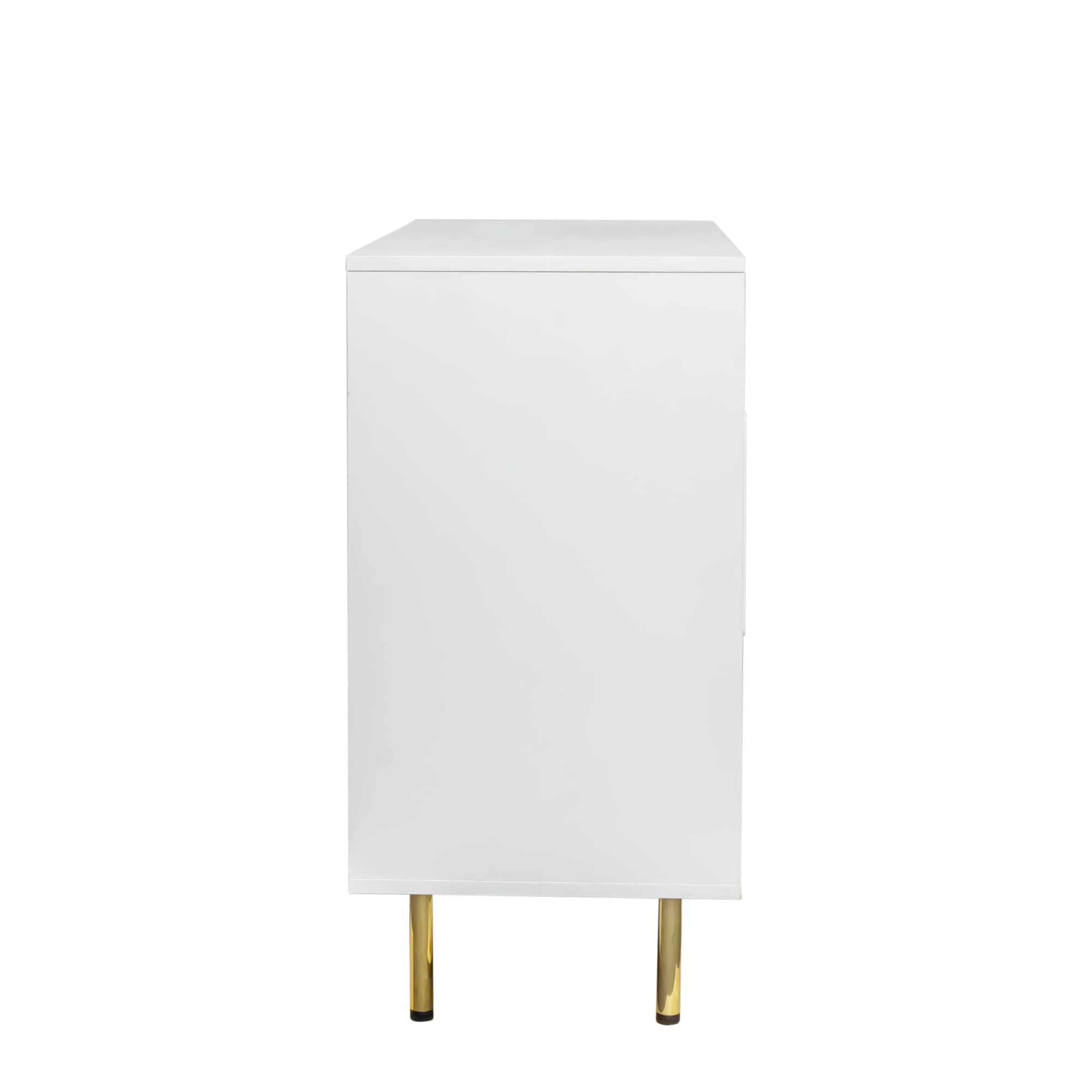 Modern White Sideboard Buffet Cabinet - Image 7