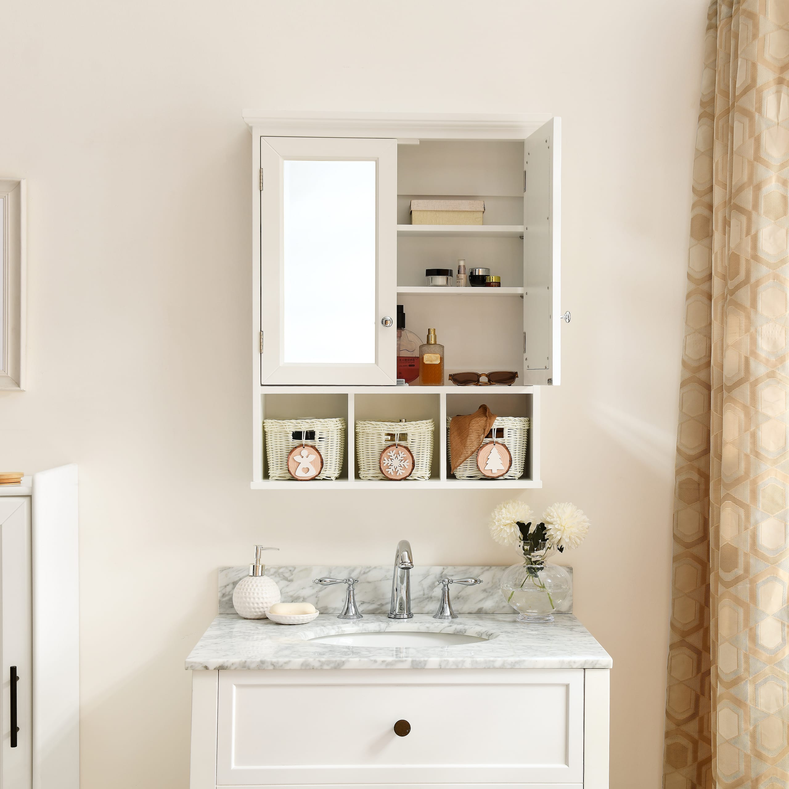 Bathroom Wall Mounted Storage Cabinet - Image 2