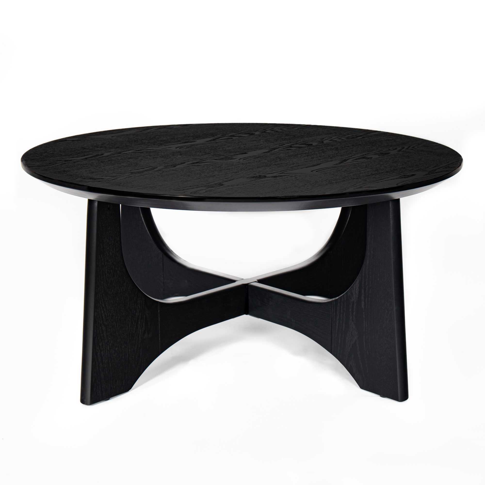 Round Wooden Coffee Table - Image 7