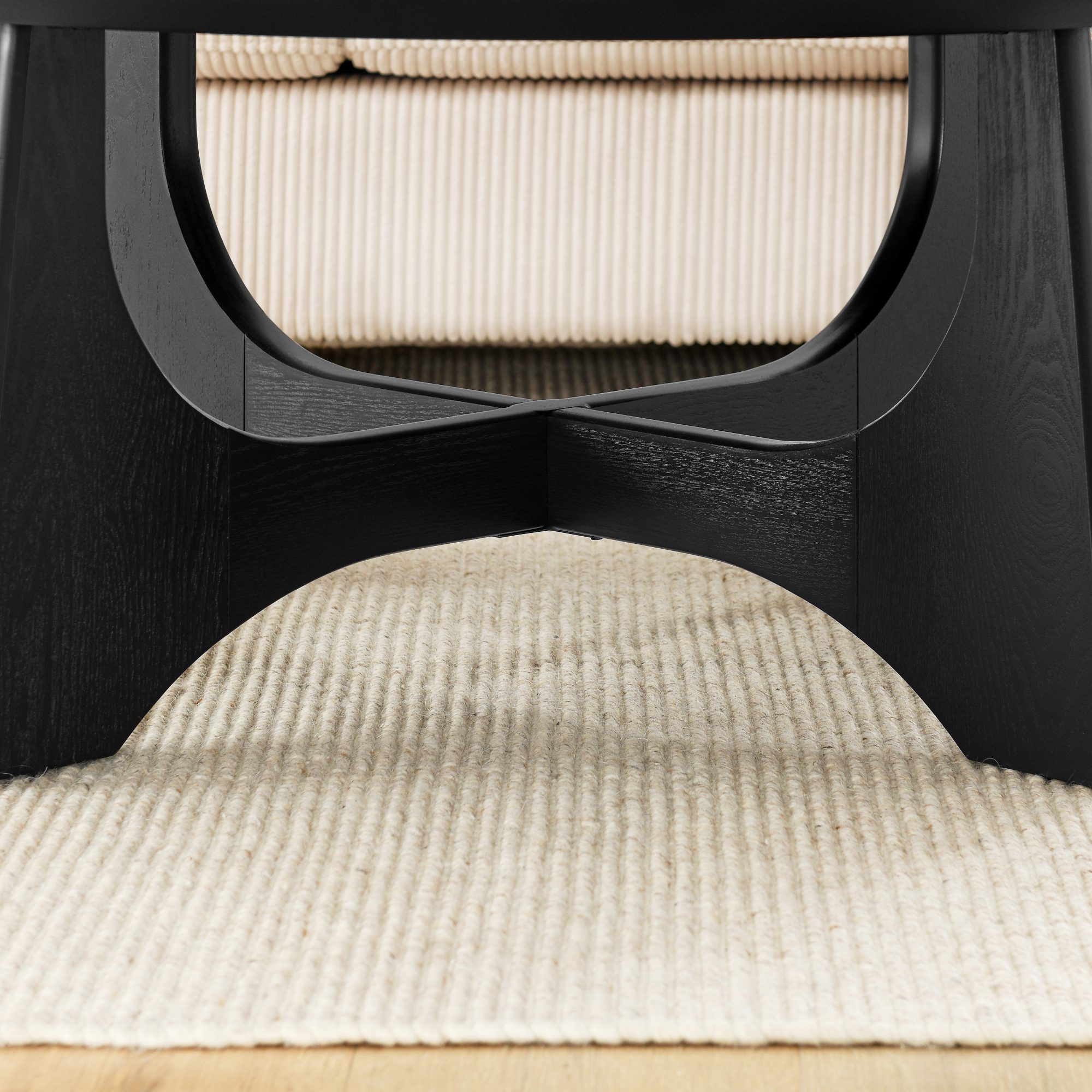 Round Wooden Coffee Table - Image 4