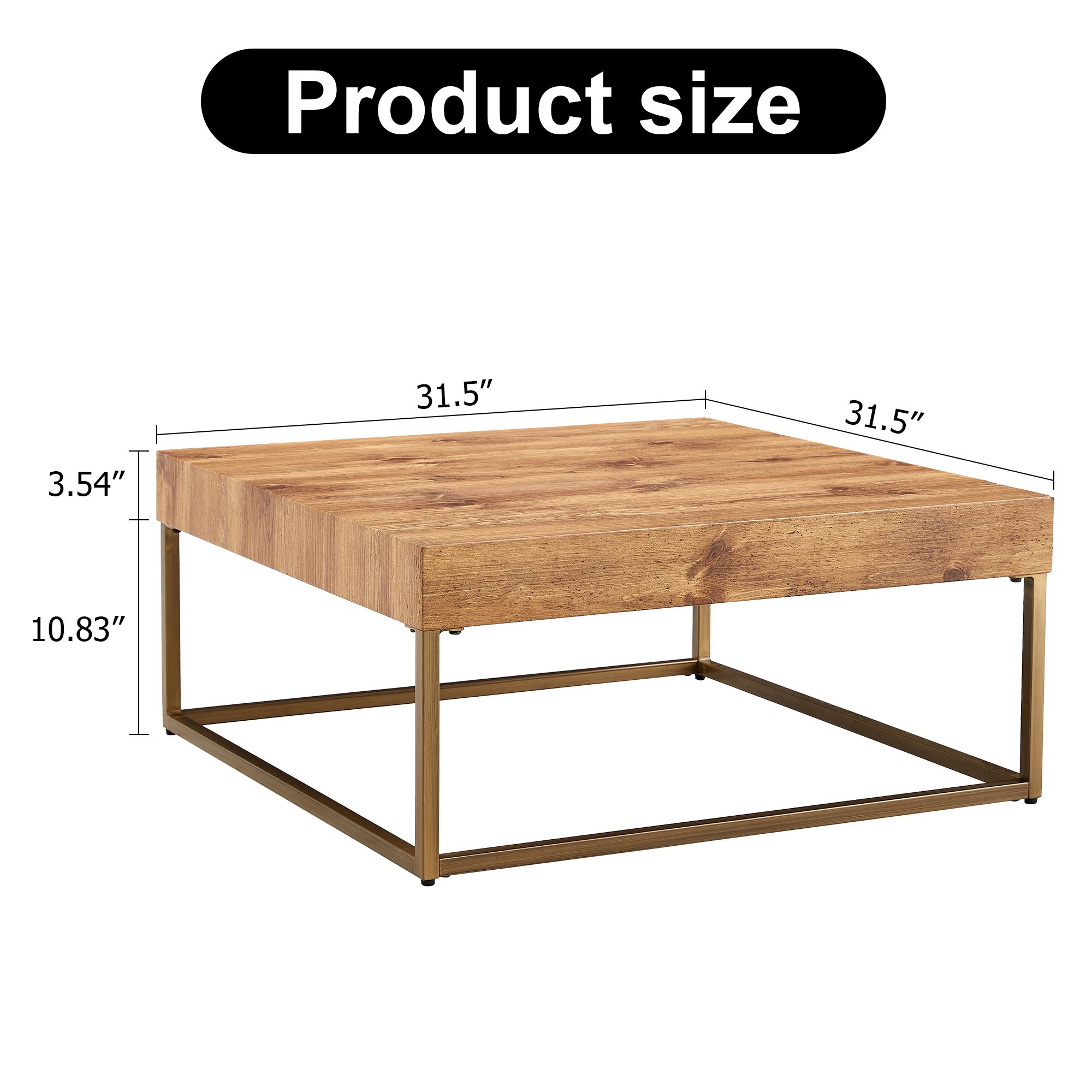Modern Rectangular Coffee Table - Image 5