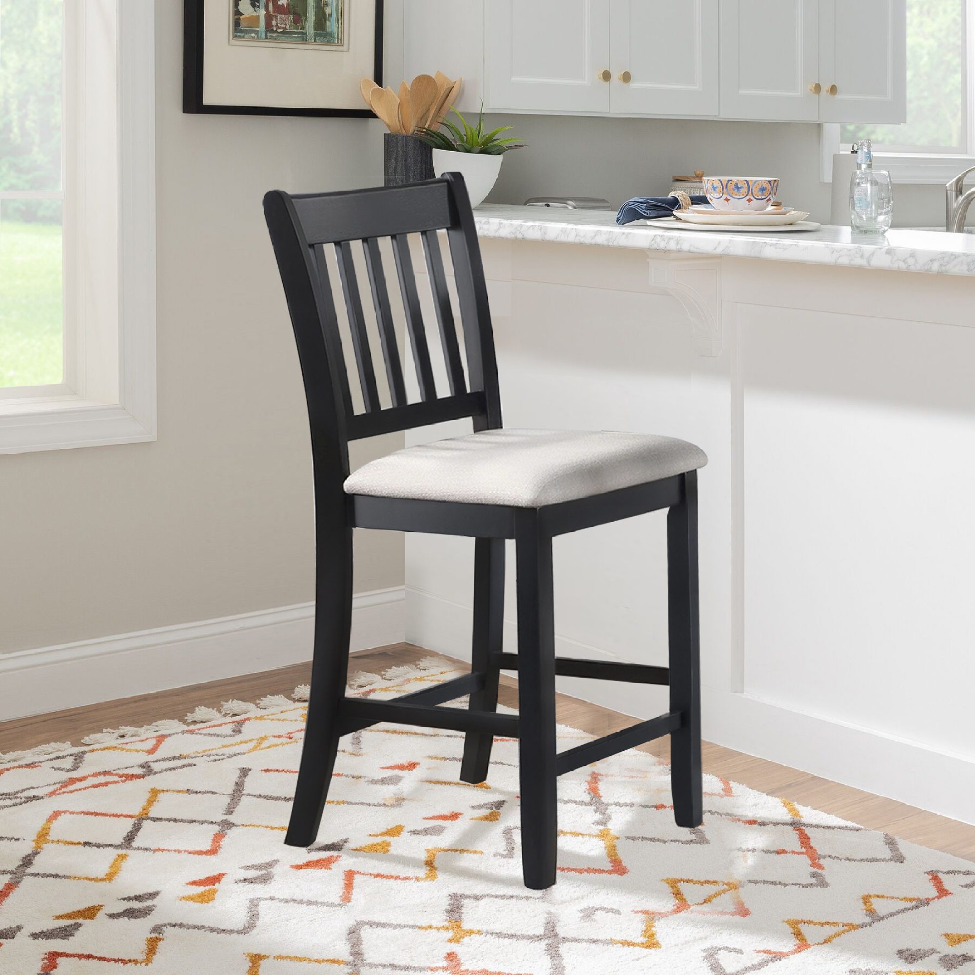 Casual Seating Black Finish Chairs - Image 6