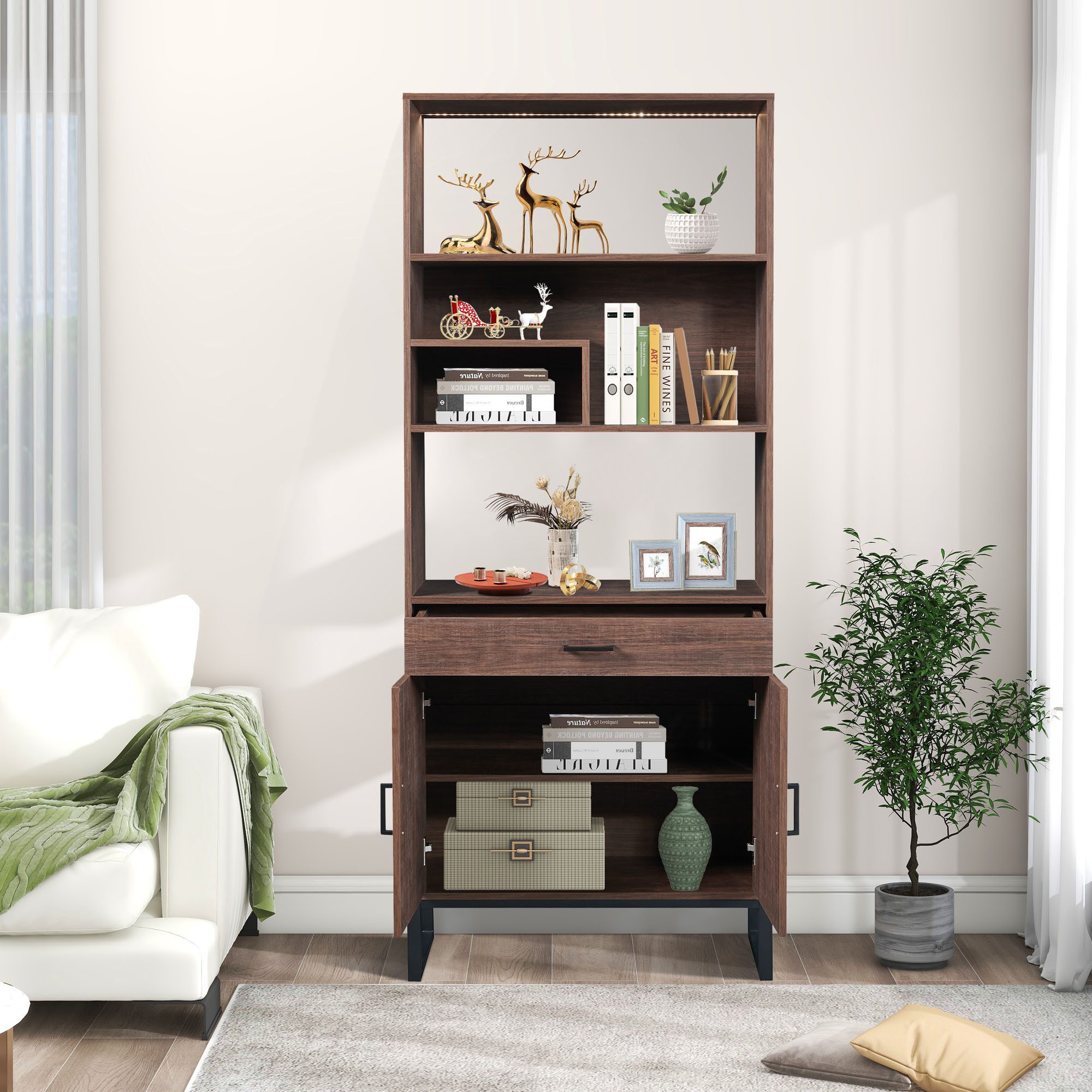Modern Open Free Standing Display Rack - Image 7