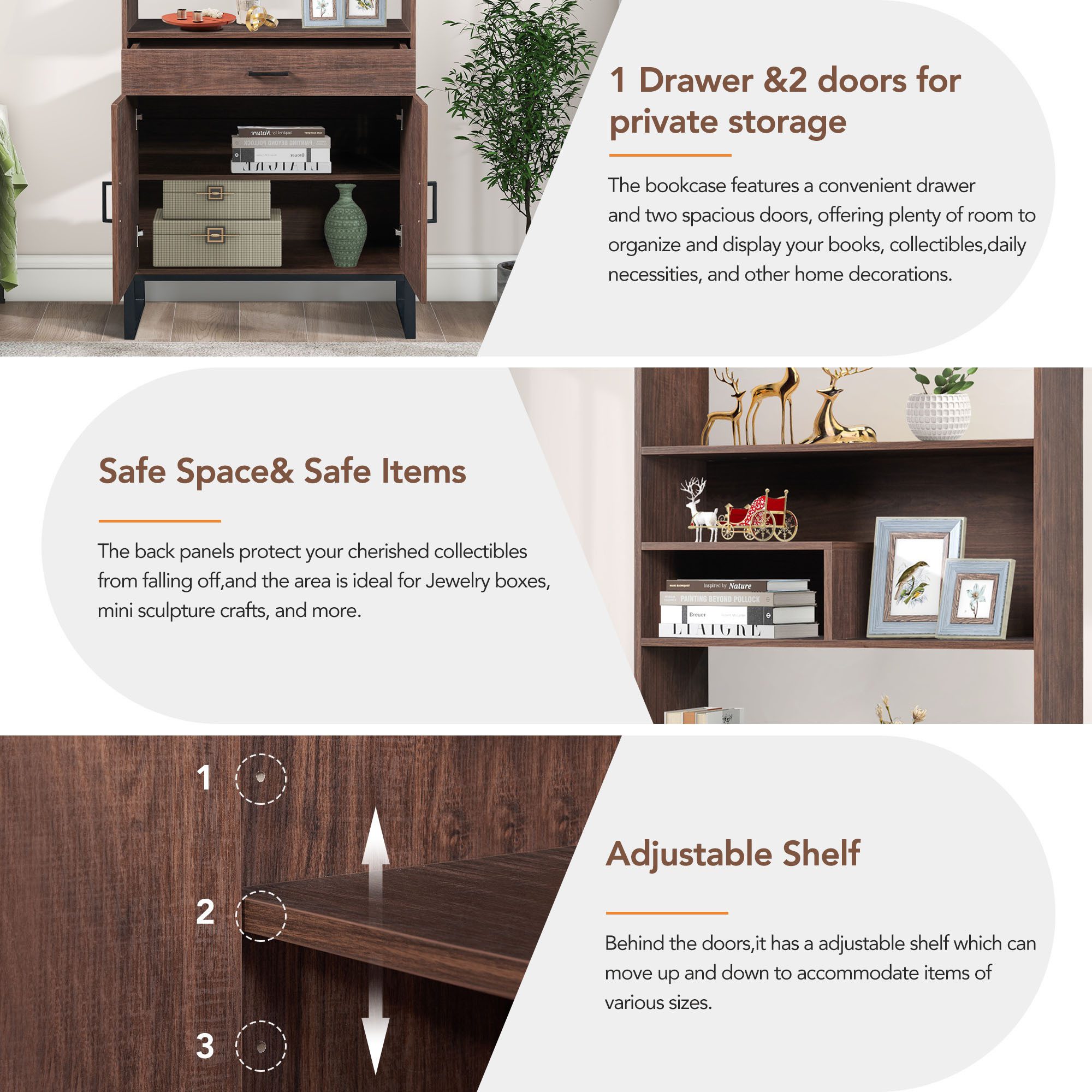 Modern Open Free Standing Display Rack - Image 9