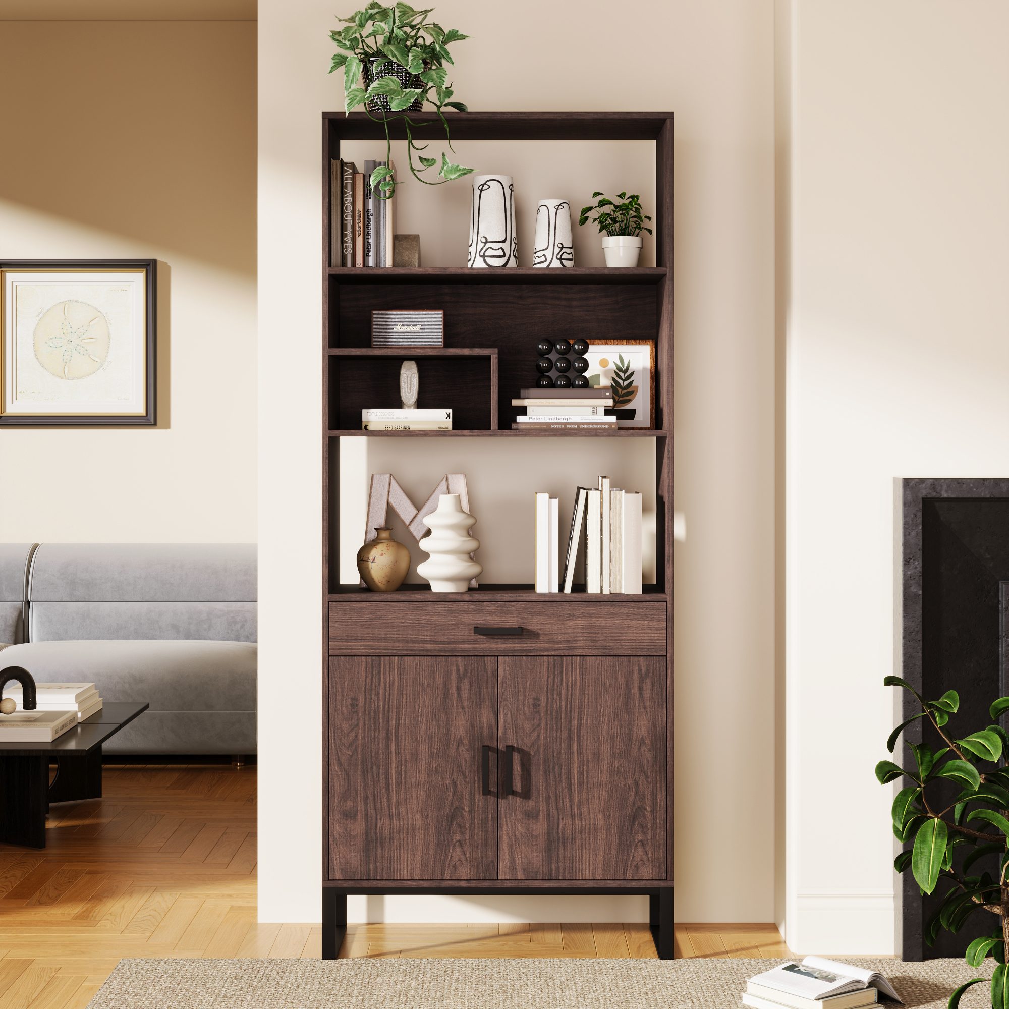 Modern Open Free Standing Display Rack - Image 2