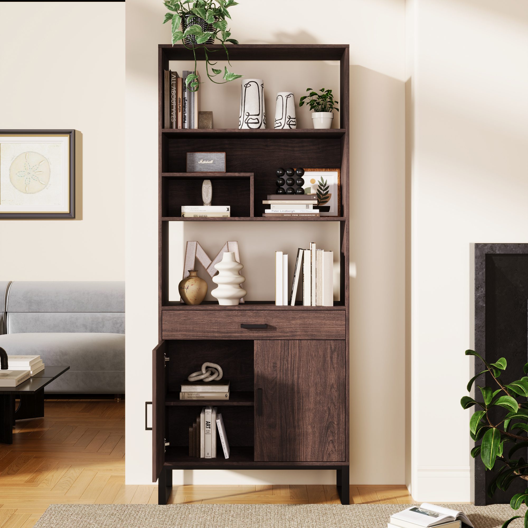 Modern Open Free Standing Display Rack - Image 4
