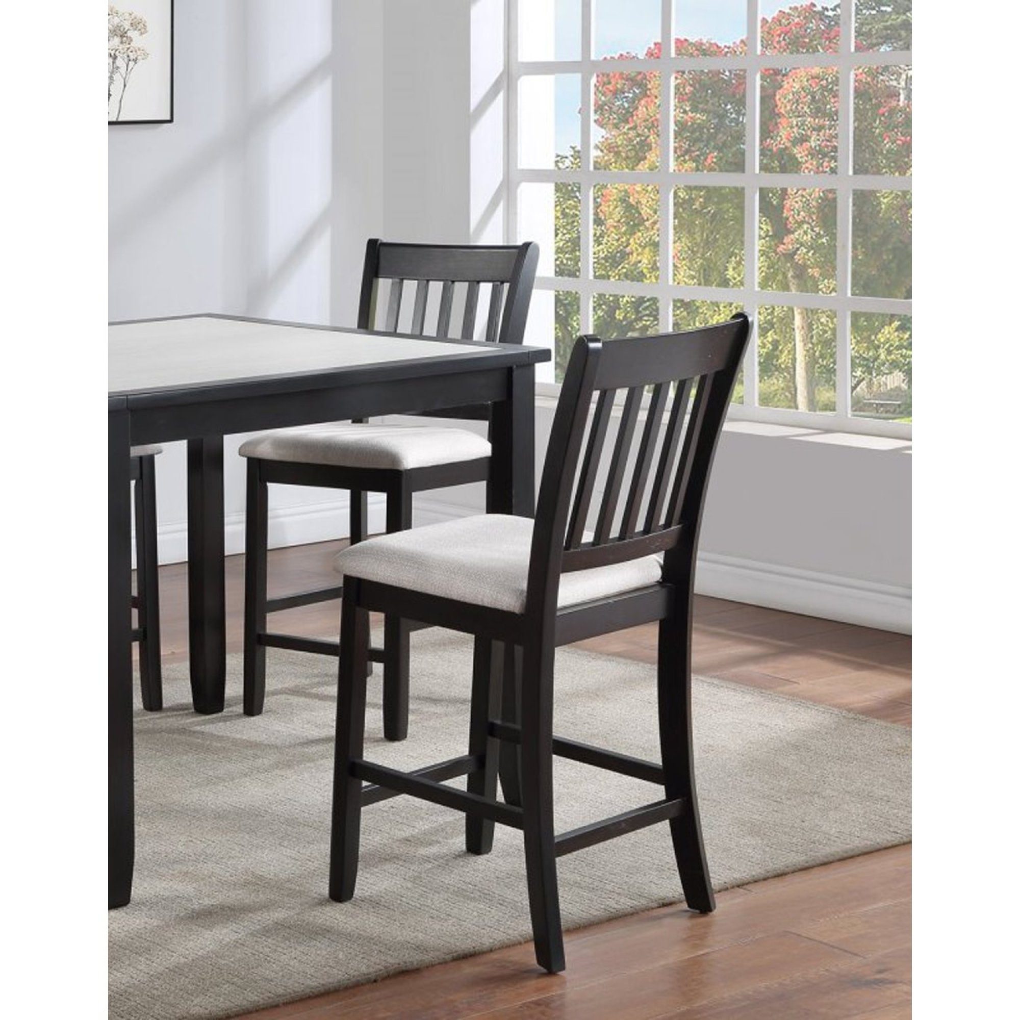 Casual Seating Black Finish Chairs - Image 4