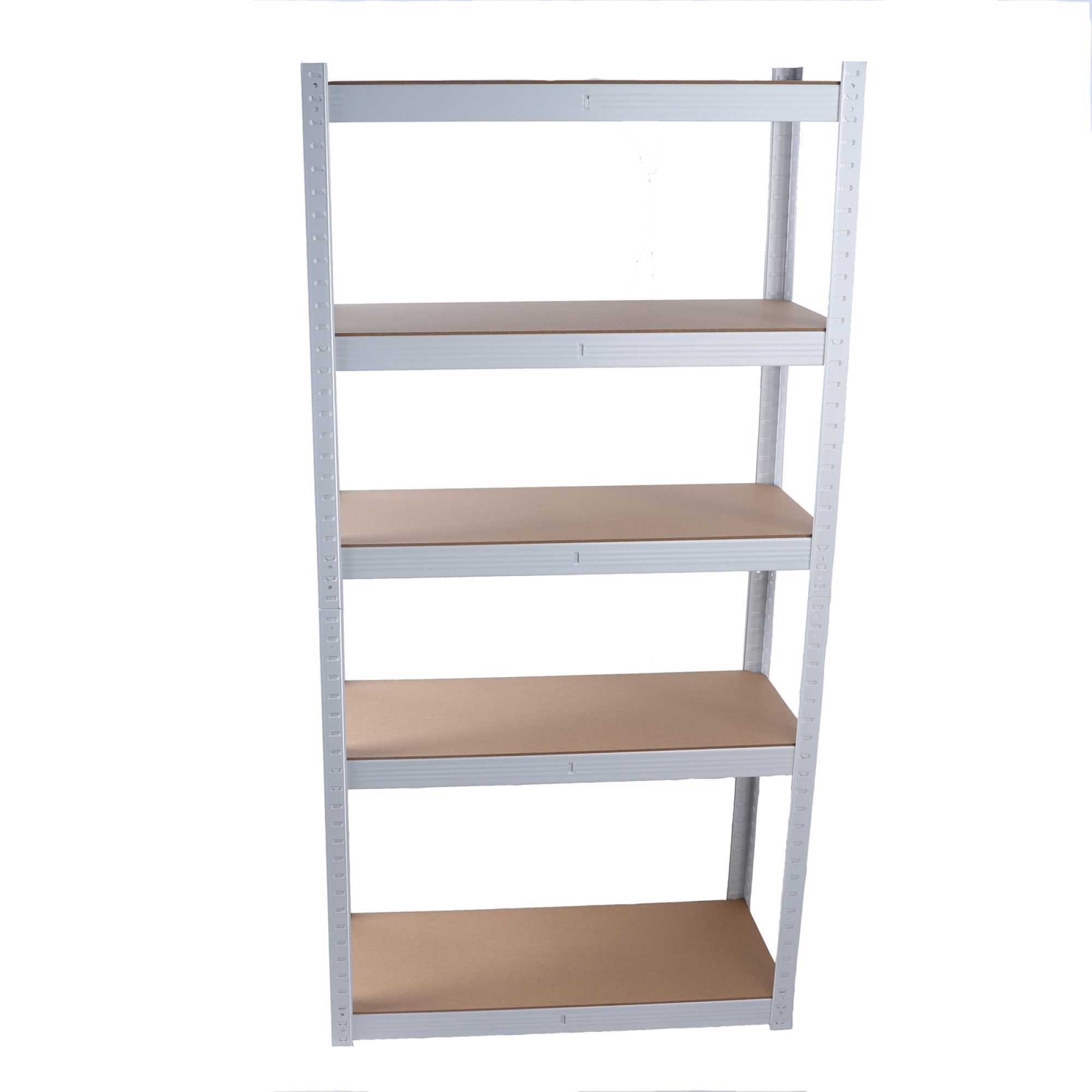 5 Tier White Metal Shelving Utility Rack - Image 5