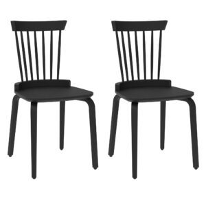 Solid Wood Slat Back Windsor Chair