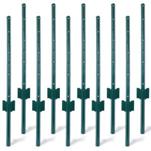 Fence Posts 3Feet - 10Pack, Heavy