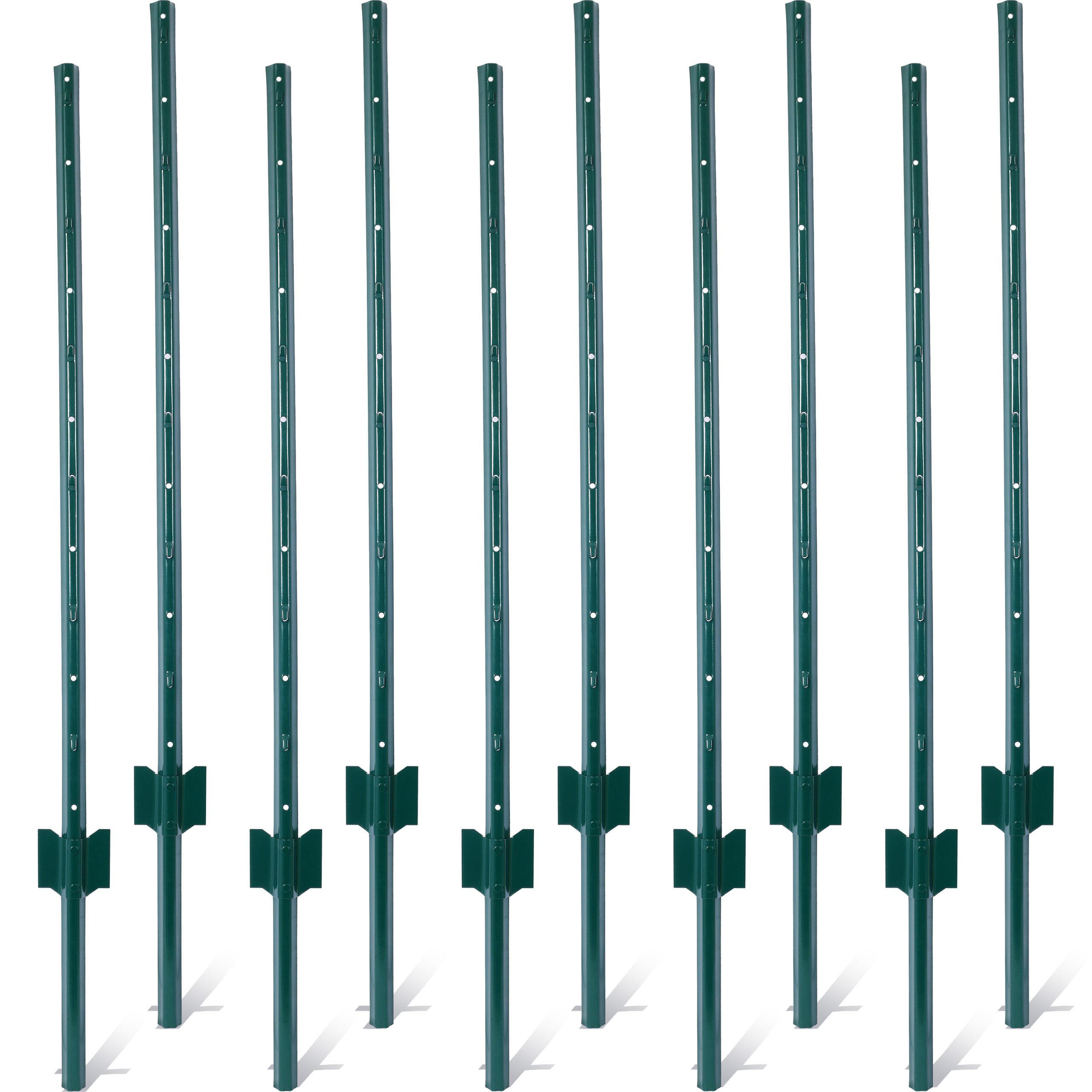 Fence Posts 4Feet - 10Pack, Heavy