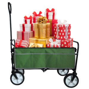 Folding Wagon Garden Shopping Beach Cart