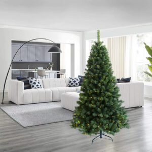 Pre-lit Christmas Tree 6ft Artificial Hinged