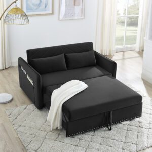 MH" Sleeper Sofa Bed w/USB Port,