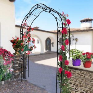 Metal Garden Arch Assemble Freely with