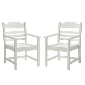 Patio Dining Chair with Armset Set