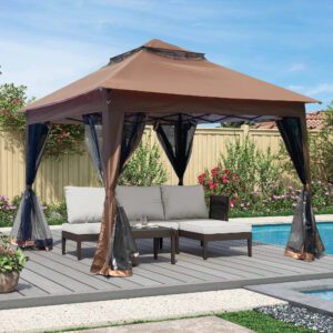 Outdoor 11x 11Ft Pop Up Gazebo