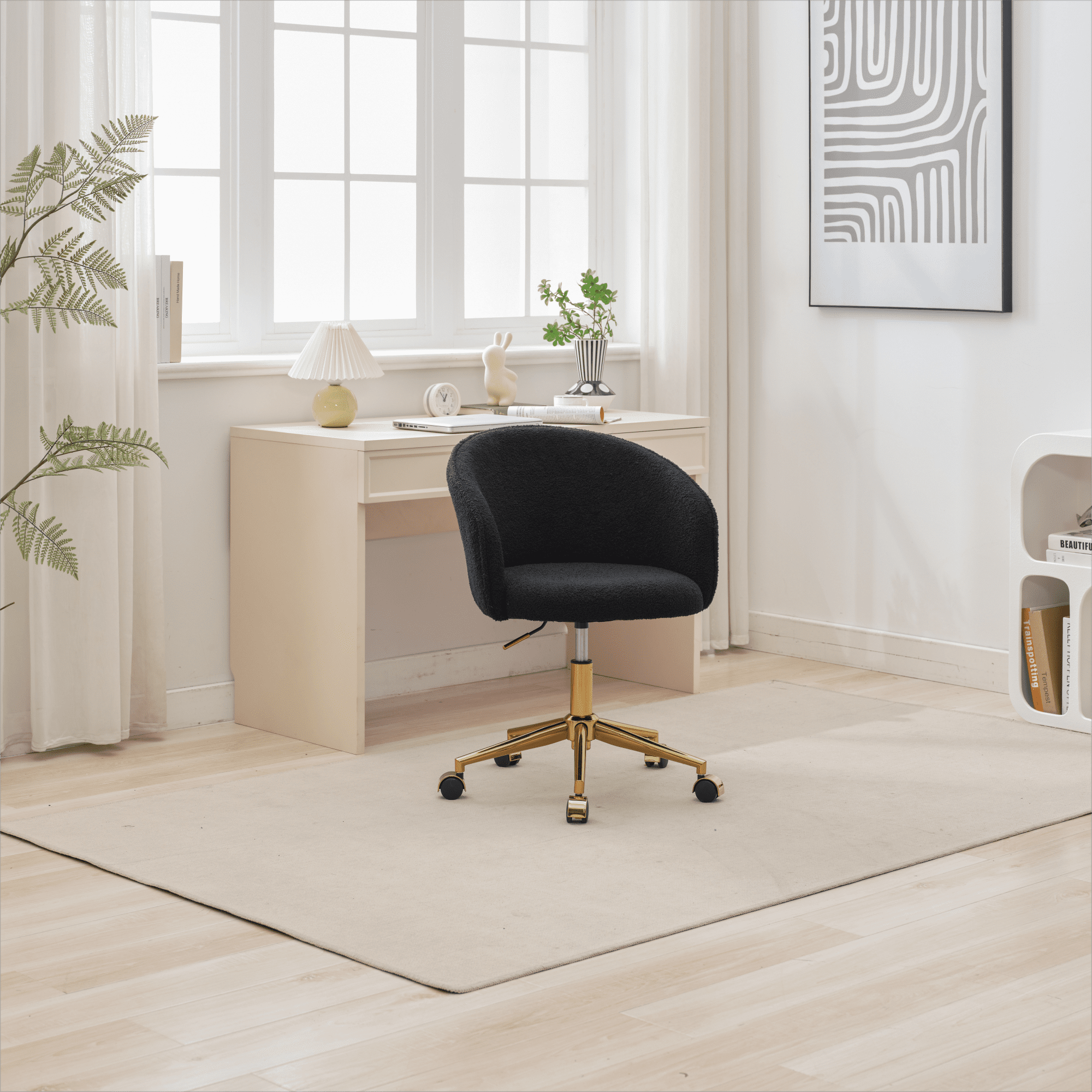 Hengming Golden foot office chair, modern