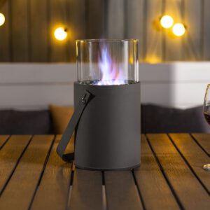 Grey Mini Fire Pit, Tabletop Fire