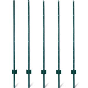 Fence Posts 5Feet - 5Pack, Heavy