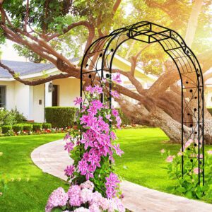 Metal Garden Arch W74.4'' x H98.4''
