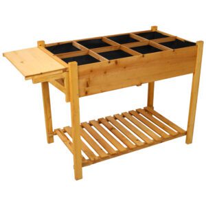 8 Pockets Horticulture Raised Garden Bed