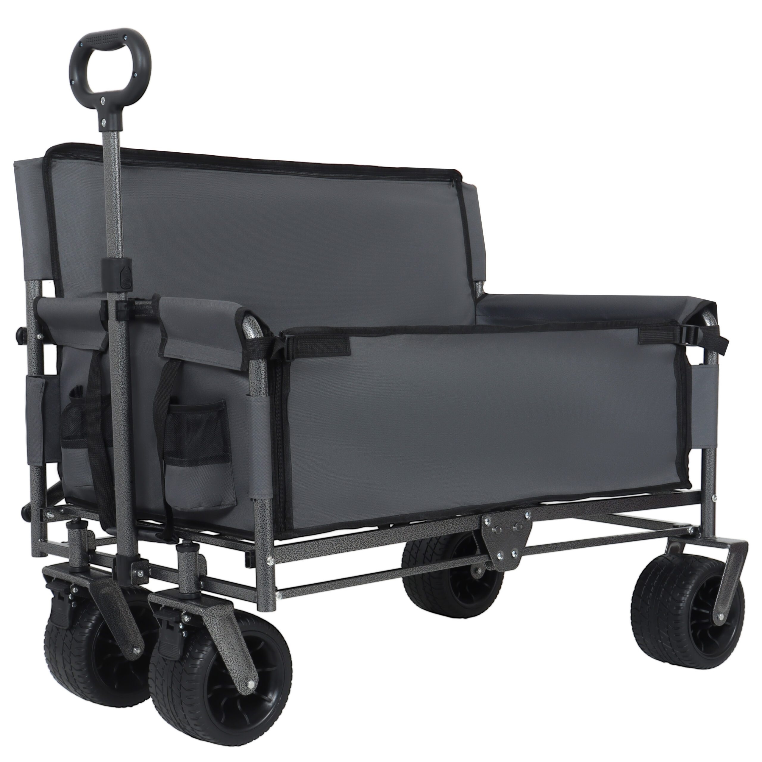 3-in-1 Convertible Folding Wagon Cart with