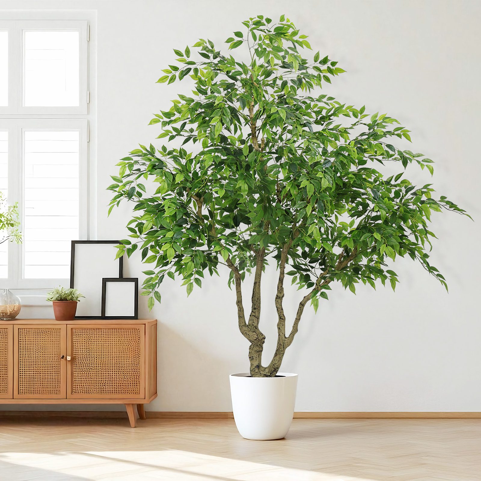 7FT tall artificial banyan tree with