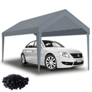 10x20ft Carport Replacement Canopy Cover, Waterproof