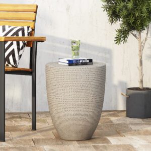Outdoor LightWeight Concrete Side Table